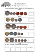 uk money worksheet teaching resources