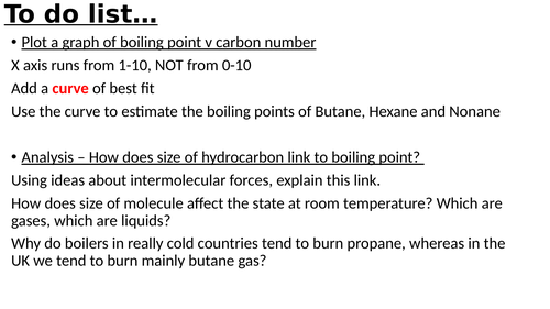 GCSE Chemistry - Introduction to hydrocarbons