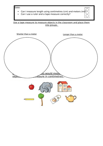 Measurement Length Using Cm And M Year 2 Measuring Drawing And Ordering Teaching Resources
