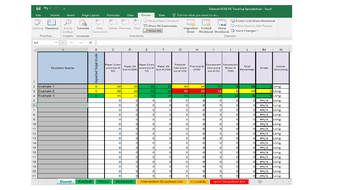 Edexcel GCSE PE Interactive Data Tracking Assessment Spreadsheet ...