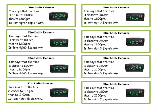 Year 4 - Time anchor tasks and questions | Teaching Resources