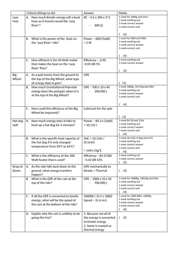 Energy 12 - Applying the Energy Equations