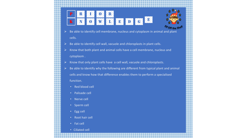 Plant And Animal Cells Ks3 42 Question Card Sort Team Game Teaching Resources