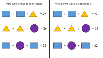 Algebraic Shape Puzzles | Teaching Resources