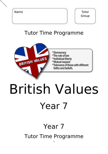 British Values - OUTSTANDING tutor time activities | Teaching Resources