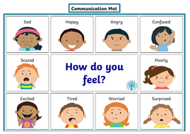 Feelings Communication Mat | Teaching Resources