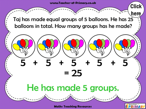 Adding Equal Groups - Year 1 | Teaching Resources