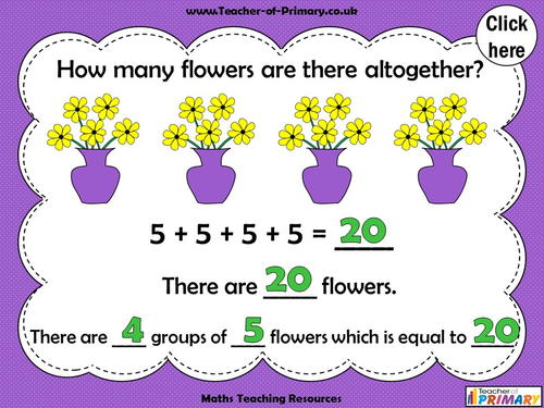 Adding Equal Groups - Year 1 | Teaching Resources