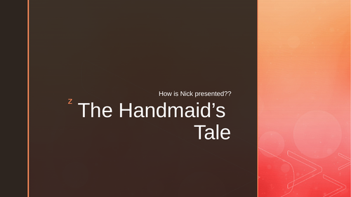 The Handmaid's Tale Nick analysis