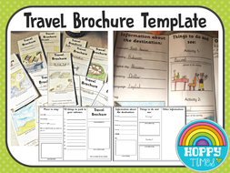 Travel Brochure Template | Teaching Resources