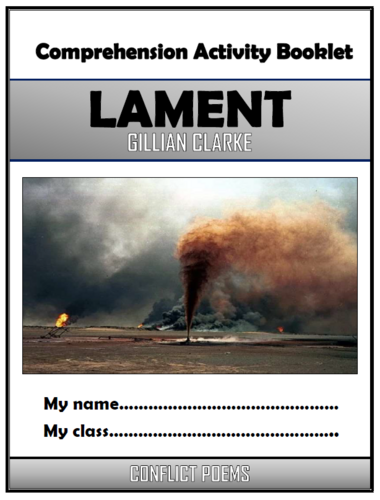 Lament Comprehension Activities Booklet!