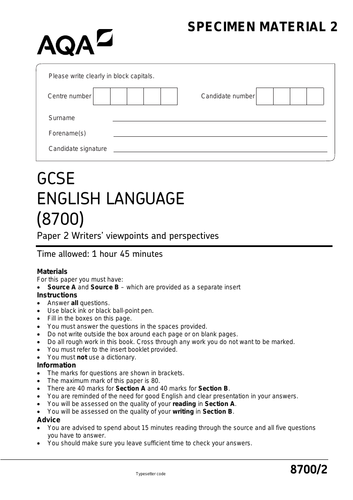 gcse-english-language-paper-1-and-2-practice-questions-teaching-resources