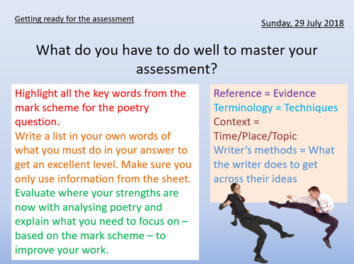 Power and Conflict - Comparing Poems, Revision Materials | Teaching ...