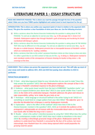 paper 1 essay structure