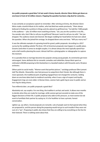 English Language Non-Fiction Language Analysis - Key Extracts ...