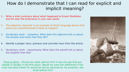 English Language Non-Fiction Reading Analysis - Extracts + Questions ...