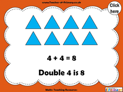 Doubles - Year 1 | Teaching Resources