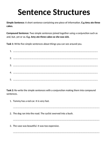 Sentence Structures