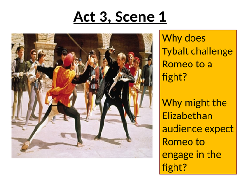 Romeo and Juliet. Act 3 scene 1 | Teaching Resources