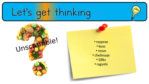 AQA GCSE Food Preparation & Nutrition section 3 lesson 7: Preparing ...