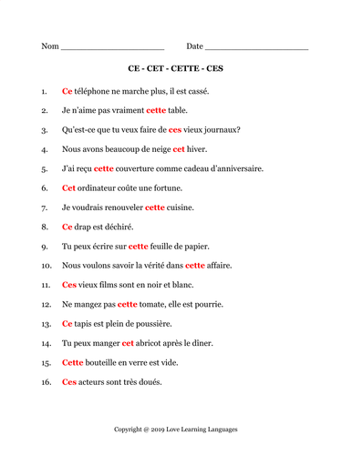 french-demonstrative-adjectives-worksheet-or-quiz-teaching-resources