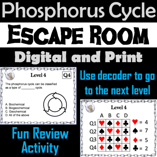 Phosphorus Cycle Activity: Escape Room
