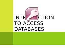 Introduction to Access Databases | Teaching Resources