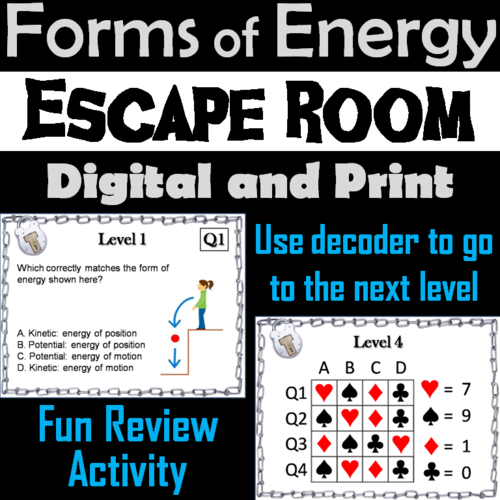 Forms of Energy Escape Room