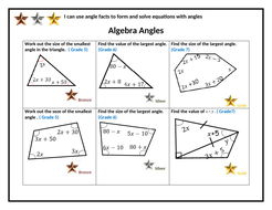 Forming and solving equations from angles by podila mirela - Teaching ...