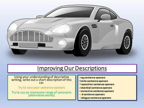 Improving Descriptive Writing | Teaching Resources