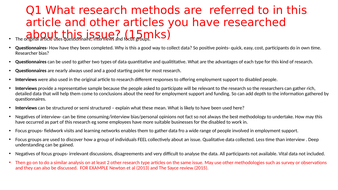 Health and social care l3 unit 618 essay 07 picture