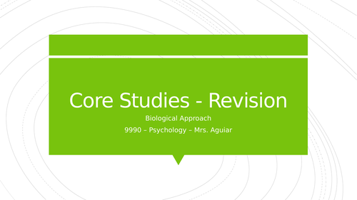 Canli et al (revision for May/June 2019 Examination) | Teaching Resources