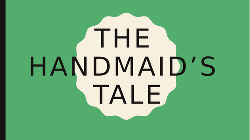 Salvagings - The Handmaid's Tale AS English lang lit