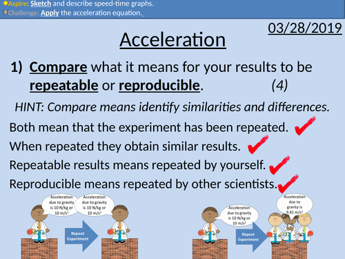 GCSE Physics: The Acceleration Equation