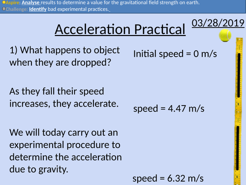 GCSE Physics: Acceleration Practical