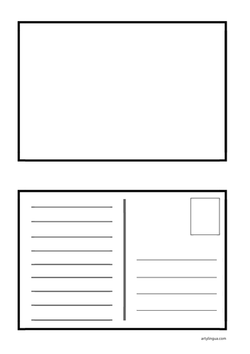 Set Of Postcard Templates 