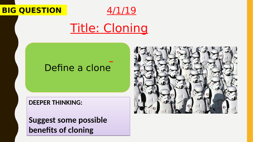 AQA new specification-Cloning B14.5