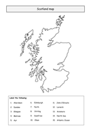 ** Scotland map ** | Teaching Resources