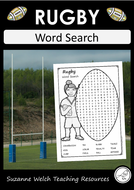 Rugby Word Search FREE | Teaching Resources