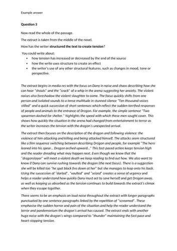 AQA GCSE Paper 1 English Language (Questions 1-4) - updated for 2026 ...