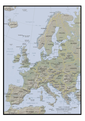 Map of Europe