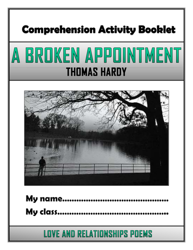 A Broken Appointment - Comprehension Activities Booklet!