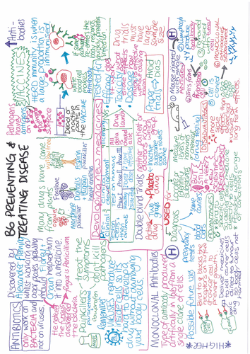 B6 Preventing and treating disease ONE PAGE REVISION SUMMARY AQA GSCE ...