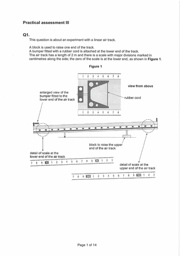 A Level Physics - Practical exam questions for paper 3 - Y12 AQA physics topics