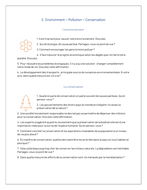 French gcse environment writing picture