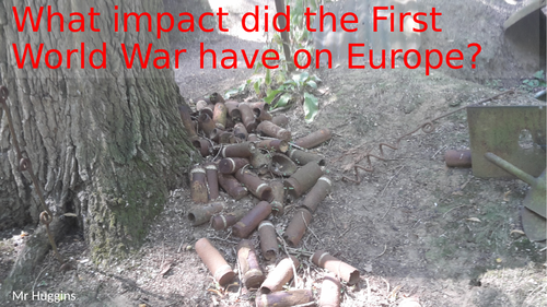 What impact did the First World War have on Europe?