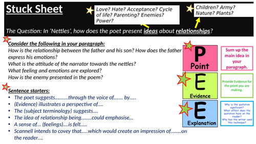 KS3 Nettle Poetry for English Literature | Teaching Resources