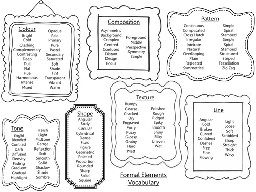 vocabulary-art-elements-ks3-key-words-handout-teaching-resources