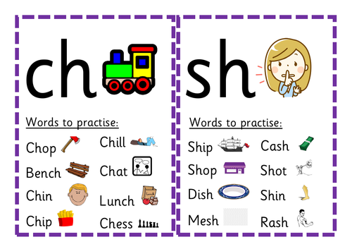 Phase 3 Flashcards Phonics Pictures Words | Teaching Resources