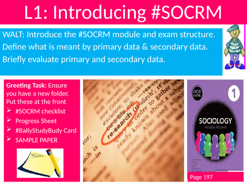 Sociology Research Methods #SOCRM Lesson 1 Intoducing Research Methods